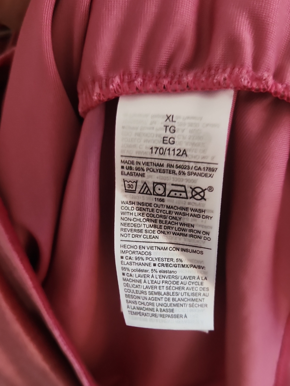 Old Navy Velvet Ruched Top XL Pink Rose - Picture 5 of 6